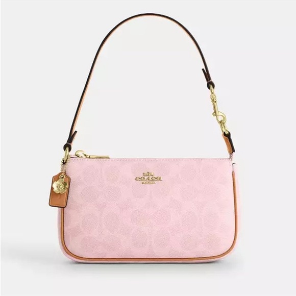 NWT Coach! Nolita 19 In Signature Canvas Powder Pink 🌸